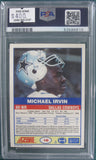 Michael Irvin Dallas Cowboys 1989 Score #18 PSA/DNA Authentic Card.