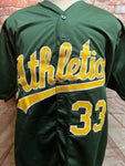 Oakland Athletics Jose Canseco Signed Green Jersey with JSA COA