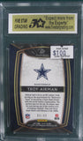 Troy Aikman 2020 Panini Select Red Disco Prizm #227 Five Star Graded Gem Mint Card