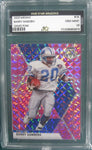 Barry Sanders 2020 Mosaic Camo Pink #76 Five Star Graded Gem Mint 10 Card