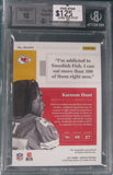 Kareem Hunt 2017 Panini Encased Rookie Notable Sigs Beckett Mint 9 Auto 10 Card