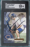 Brian Urlacher 2000 Playoff Absolute #161 727/3000 SGC Graded Auto 10 Card