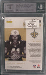 Alvin Kamara 2017 Panini Encased #117 Rookie Cap Patch Autos Diamond Beckett Graded Mint 9 Card