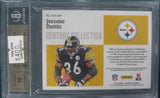 Jerome Bettis 2019 Panini Encased #5 Auto Century Collection Material Beckett Graded 95 Gem Mint Card