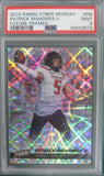 Patrick Mahomes 2019 Panini Cyber Monday Future Frames PSA Graded Mint 9 Card