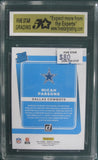 Micah Parsons 2021 Donruss Press Proof Premium #331 Five Star Graded Gem Mint 10 Card