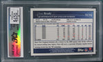 Tom Brady 2009 Topps Chrome #TC70 Throwing Blue Ref Five Star Graded Gem Mint 9 Card