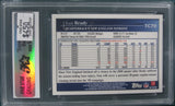 Tom Brady 2009 Topps Chrome #TC70 Throwing Blue Ref Five Star Graded Gem Mint 9 Card