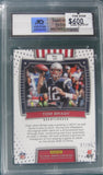 Tom Brady 2017 Panini Rookies & Stars Great American Heroes Red #14 Five Star Graded Gem Mint 10 Card