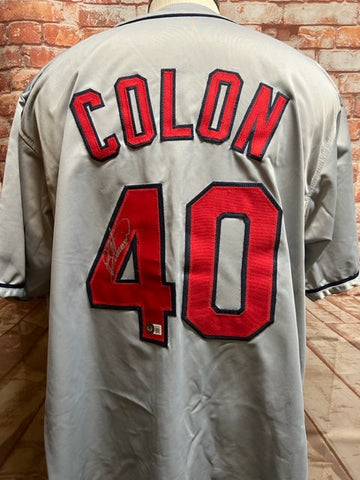 Cleveland Indians Bartolo Colon Signed Jersey with Beckett COA