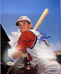 Pete Rose Cincinnati Reds Signed 8x10 with JSA COA