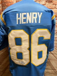 Los Angeles Chargers Hunter Henry Signed Power Blue Jersey with JSA COA