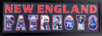 New England Patriots Team Plaque Brady Dynasty