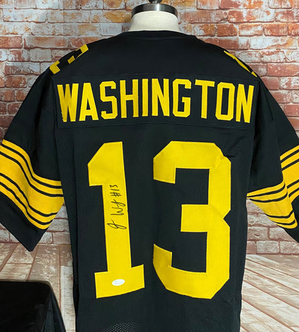 James Washington Pittsburgh Steelers Signed Custom Color Rush Jersey with JSA COA