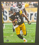 Hines Ward Pittsburgh Steelers Signed 16x20 Beckett COA (running w/ ball tucked)