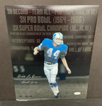 Dick LeBeau Detroit Lions Signed 11x14 Stats Photo w/ "HOF 2010" Inscription JSA COA