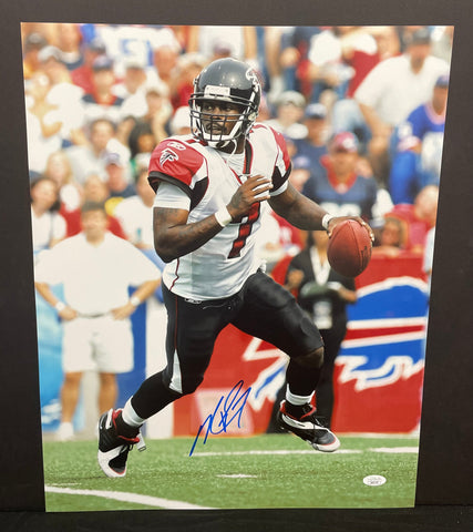 Michael Vick Atlanta Falcons Signed 16x20 Vertical Photo JSA COA