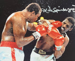 Michael Spinks Boxing Signed 8x10 Sweat Jinx Inscr. With JSA COA