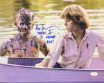 Ari Lehman Signed Friday the 13th 11x14 Jason 1, I Never Die Inscr. With JSA COA