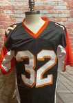 Rudi Johnson Cincinnati Bengals Signed Black Jersey w/ "Go Bengals" Inscription PSA COA