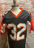 Rudi Johnson Cincinnati Bengals Signed Black Jersey w/ "Go Bengals" Inscription PSA COA