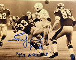 John Frenchy Fuqua Pittsburgh Steelers Signed 8x10 Ill Never Tell Inscr. With COA