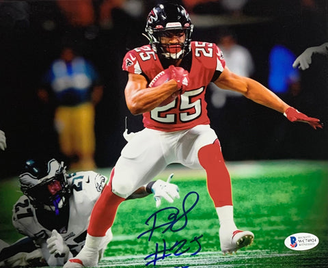 Ito Smith Atlanta Falcons Signed 8x10 With Beckett COA