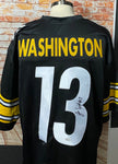 James Washington Pittsburgh Steelers Signed Custom Black Jersey with JSA COA