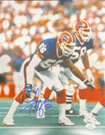 Darryl Talley Buffalo Bills Signed 11x14 JSA COA (Vertical In Stance)