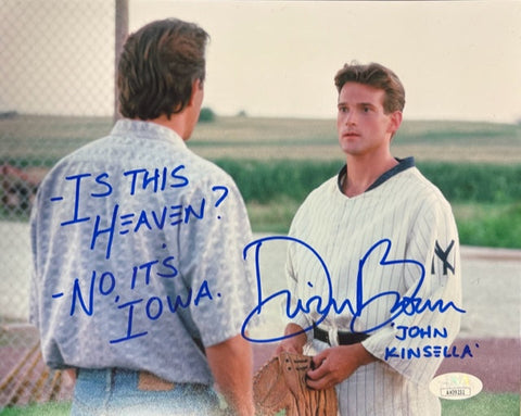 Dwier Brown Field of Dreams Signed 8x10 with Inscription with JSA COA