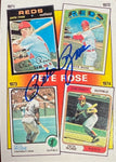 Cincinnati Reds Pete Rose Signed Card The Pete Rose Years with JSA COA