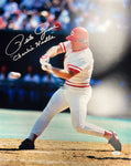 Cincinnati Reds Pete Rose Signed 16x20 "Charlie Hustle" Inscription with JSA COA