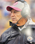 Dick Lebeau Pittsburgh Steelers Signed 16x20 with Inscription with JSA COA