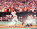 Cincinnati Reds Pete Rose Signed 16x20 with Inscription JSA COA