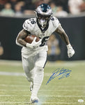 Miles Sanders Philadelphia Eagles Signed 16x20 White Jersey With JSA COA