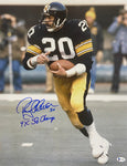 Rocky Bleier Pittsburgh Steelers Signed 16x20 Running 4x SB Champ Inscr. With Beckett COA