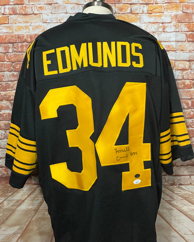 Terrell Edmunds Pittsburgh Steelers Signed Custom Color Rush Jersey With JSA COA