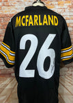 Anthony Mcfarland Pittsburgh Steelers Signed Custom Black Jersey With JSA COA