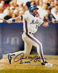 Howard "HoJo" Johnson New York Mets Signed 8x10  w/ Insc. "2x WSC" JSA COA