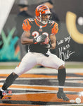 Kenny Watson Cincinnati Bengals Signed 16x20 Vertical Photo w/ "Who Dey!" Inscription JSA COA