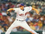 Aaron Laffey Cleveland Indians Signed 16x20 Horizontal Photo JSA COA (white jersey)