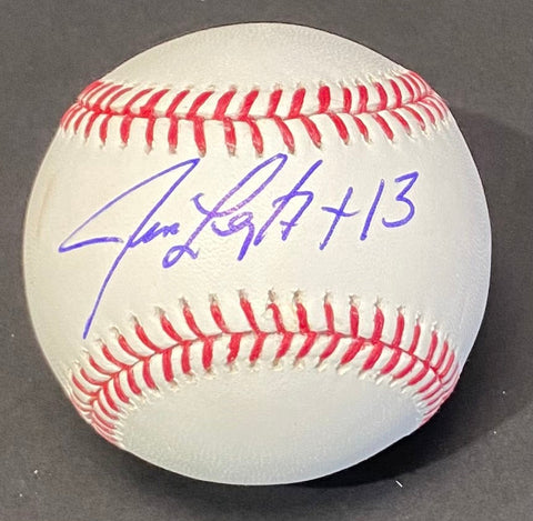 Jim Leyritz New York Yankees Signed Official MLB Baseball JSA COA