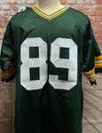 Dave Robinson Green Bay Packers Signed Green Jersey JSA COA