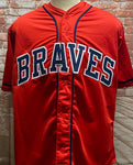 Bryse Wilson Atlanta Braves Signed Red Jersey JSA COA