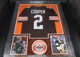 Cleveland Browns Amari Cooper SIGNED Framed Matted Jersey BECKETT COA