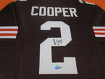 Cleveland Browns Amari Cooper SIGNED Framed Matted Jersey BECKETT COA