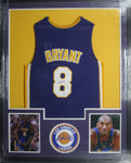 Lakers Kobe Bryant SIGNED Framed Matted Jersey WITH COA