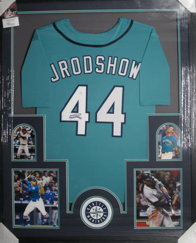 Seattle Mariners Julio "J-Rod" Rodriguez SIGNED Framed Matted Jersey JSA COA