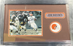 Cleveland Browns Jim Brown SIGNED 8x10 Framed Photo JSA COA