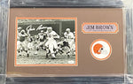 Cleveland Browns Jim Brown SIGNED 8x10 Framed Photo JSA COA